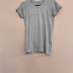 Lululemon Swiftly Tech Light Blue Short Sleeve Shirt